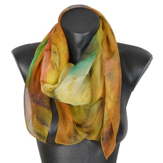 Foulard en soie Klee, Cat and Bird 1928