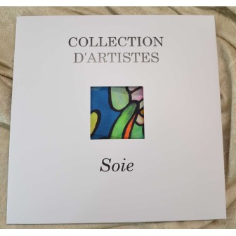 Foulard soie Tiffany "Water Lily"