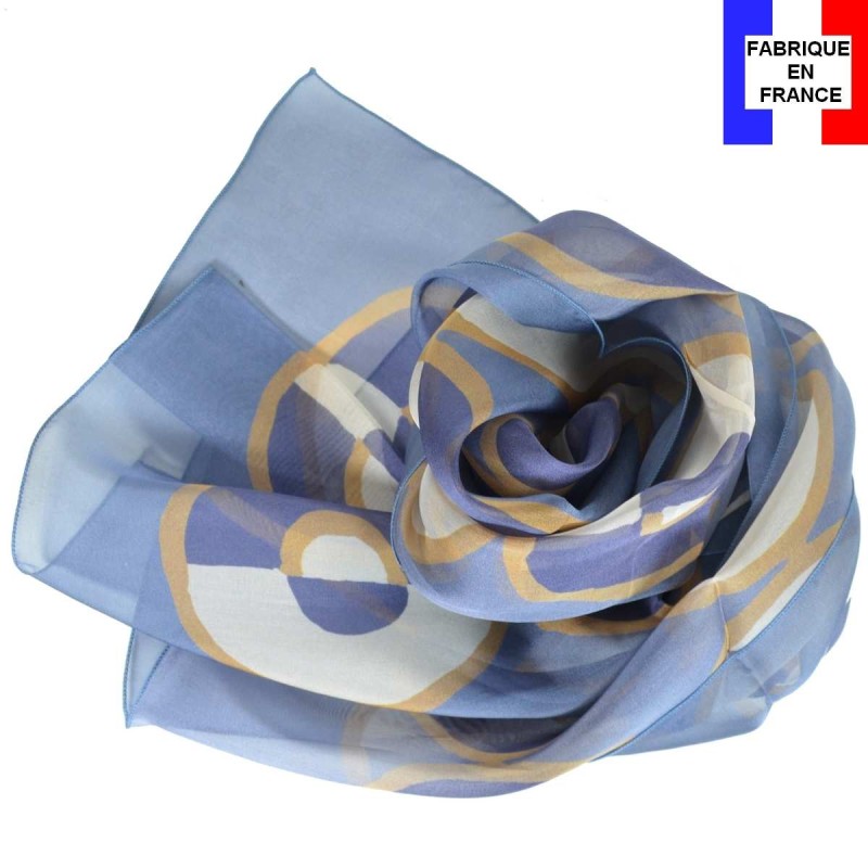 Foulard soie Leleu - Ronds