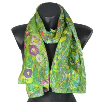 Echarpe soie Klimt - Apple Tree