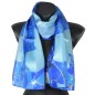 Foulard soie Gaudi - Grand Bleu
