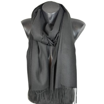 Echarpe très douce cachemire noire