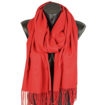 Echarpe très douce cachemire bordeaux