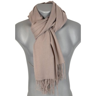 Echarpe très douce cachemire-laine beige