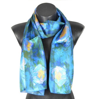Echarpe soie Monet - Nymphéas