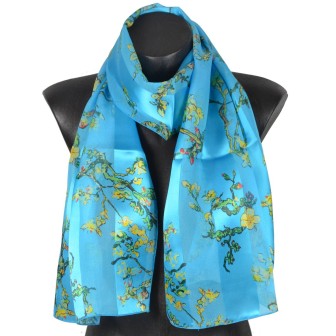 Foulard soie Van Gogh - Amandiers