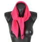 Carré mousseline rose fuchsia fabriqué en France