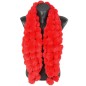 Echarpe fausse fourrure rouge Echarpe fausse fourrure rouge