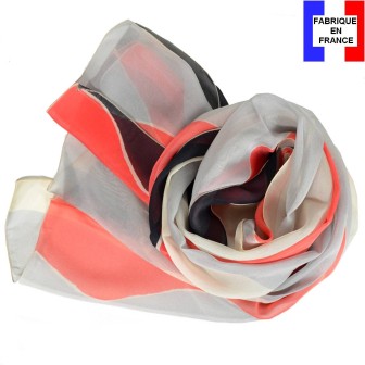 Echarpe soie Delaunay – Vagues