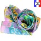 Foulard soie Gaudi – Fleurs Mauresques Foulard soie Gaudi – Fleurs Mauresques