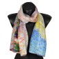 Foulard soie Signac – Nuages roses Antibes