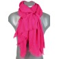 Grand cheche rose fuchsia