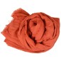 Grand cheche orange foncé