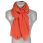 Grand cheche orange foncé