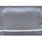 Foulard homme en soie cubes gris