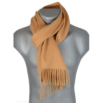 Echarpe en 100% cachemire fauve
