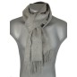 Echarpe en 100% cachemire gris foncé