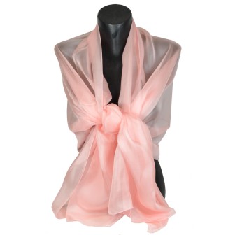 Etole cérémonie en soie rose clair fabriquée en France