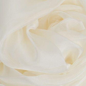 Etole cérémonie en soie écrue fabriquée en France