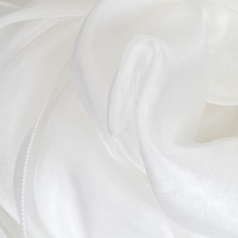 Etole cérémonie en soie blanche fabriquée en France