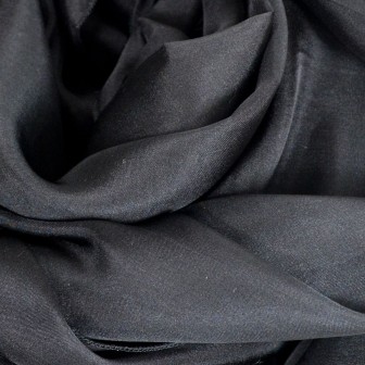 Etole cérémonie en soie noire fabriquée en France