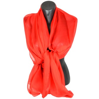 Etole cérémonie en soie rouge fabriquée en France