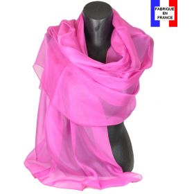 Etole cérémonie en soie rose fabriquée en France