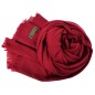 Etole 88cm en 100% cachemire bordeaux