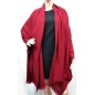 Etole 88cm en 100% cachemire bordeaux