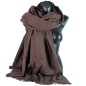 Etole 88cm en 100% cachemire marron