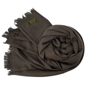 Etole 67cm en 100% cachemire NZO SBARBERI marron