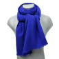 Etole 67cm en 100% cachemire bleu outremer