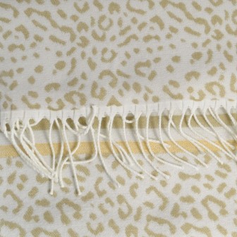 Echarpe Zebra beige made in France