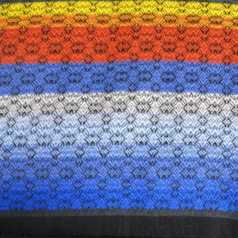 Châle Horizon noir made in France