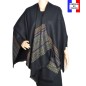 Poncho Luminescent noir made in France