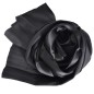 Echarpe en soie noire