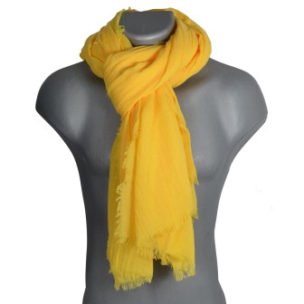 Grand cheche jaune d'or