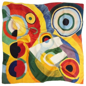 Foulard en soie Delaunay, Rythme Joie de Vivre