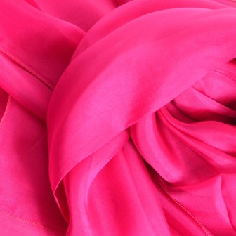 Etole cérémonie en soie rose fuchsia fabriquée en France