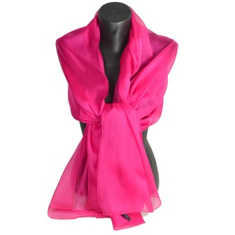 Etole cérémonie en soie rose fuchsia fabriquée en France