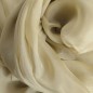 Etole cérémonie en soie beige fabriquée en France