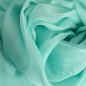 Etole cérémonie en soie aqua fabriquée en France