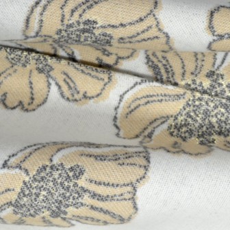 Poncho Aubepine écru made in France