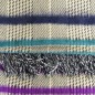 Châle mohair violet-bleu