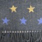 Echarpe cashcryl  Etoile noire made in France