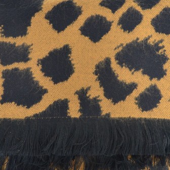 Châle Alligator orange made in France