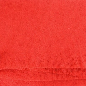 Châle mohair Mylene rouge fabriqué en France