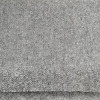 Châle mohair Mylene gris clair fabriqué en France