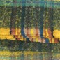 Châle mohair écossais vert fabriqué en France