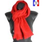 Echarpe mohair Mylène rouge fabriquée en France